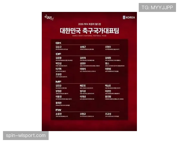 2026世界杯韩国队阵容预测 孙兴慜领衔能否突破历史最佳战绩 2026世界杯韩国队阵容预测 孙兴慜领衔能否突破历史最佳战绩
